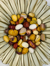 Load image into Gallery viewer, Mookaite Tumbles and Palm Stones - Amethyst Aura Moon