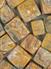 Load image into Gallery viewer, Crazy Lace Agate Cubes - Polished Stones - Amethyst Aura Moon