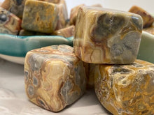 Load image into Gallery viewer, Crazy Lace Agate Cubes - Polished Stones - Amethyst Aura Moon