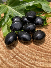 Load image into Gallery viewer, Black Tourmaline Tumbles and Palm Stones - Amethyst Aura Moon