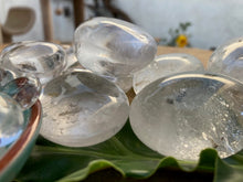 Load image into Gallery viewer, Clear Quartz Tumbles and Palm Stones - Amethyst Aura Moon
