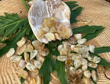 Load image into Gallery viewer, Citrine (Heat Treated Amethyst) Tumbles - Amethyst Aura Moon