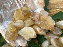 Load image into Gallery viewer, Citrine (Heat Treated Amethyst) Tumbles - Amethyst Aura Moon