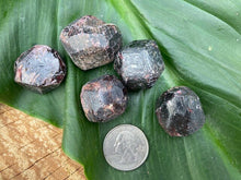 Load image into Gallery viewer, Raw Almandine Garnet - Amethyst Aura Moon