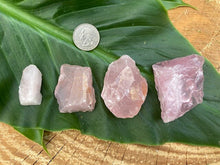 Load image into Gallery viewer, Raw Rose Quartz - Amethyst Aura Moon