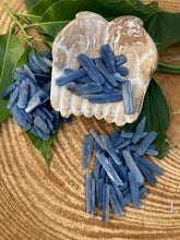 Load image into Gallery viewer, Kyanite - Semi Polished Pieces - Amethyst Aura Moon