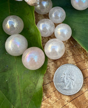 Load image into Gallery viewer, Rose Aura Mini Spheres - Amethyst Aura Moon