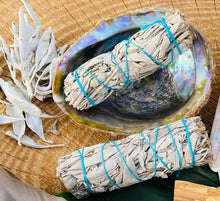 Load image into Gallery viewer, White Sage - Amethyst Aura Moon