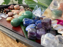 Load image into Gallery viewer, Chakra Crystal Set - Amethyst Aura Moon