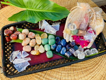 Load image into Gallery viewer, Chakra Crystal Set - Amethyst Aura Moon