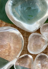 Load image into Gallery viewer, Clear Quartz Hearts - Amethyst Aura Moon