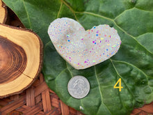 Load image into Gallery viewer, Angel Aura Heart Clusters - Amethyst Aura Moon