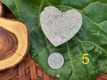 Load image into Gallery viewer, Angel Aura Heart Clusters - Amethyst Aura Moon