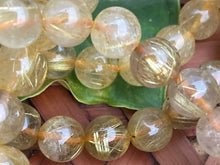 Load image into Gallery viewer, Bracelets - Black Tourmaline, Golden Rutilated Quartz and Crazy Lace Agate - Amethyst Aura Moon