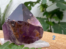 Load image into Gallery viewer, Amethyst Top Polished Points - Amethyst Aura Moon