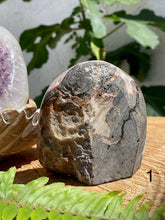 Load image into Gallery viewer, Amethyst/Quartz Geode Clusters - Amethyst Aura Moon