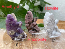 Load image into Gallery viewer, Fairy Carvings - Amethyst Aura Moon