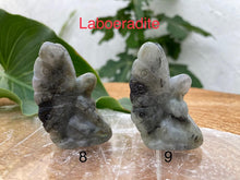 Load image into Gallery viewer, Fairy Carvings - Amethyst Aura Moon