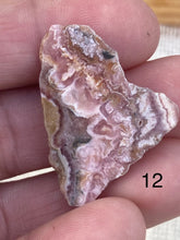 Load image into Gallery viewer, Rhodochrosite Slices - Amethyst Aura Moon