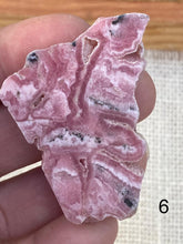 Load image into Gallery viewer, Rhodochrosite Slices - Amethyst Aura Moon