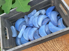 Load image into Gallery viewer, Blue Chalcedony Moons
