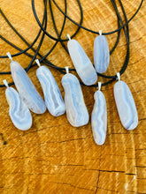 Load image into Gallery viewer, Blue Lace Agate Necklace