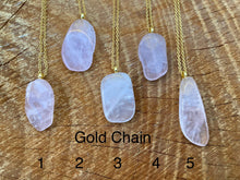Load image into Gallery viewer, Rose Quartz Necklace