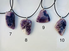 Load image into Gallery viewer, Chevron Amethyst (Dream Amethyst) Necklace