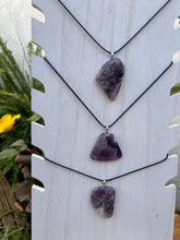 Load image into Gallery viewer, Chevron Amethyst (Dream Amethyst) Necklace