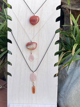 Load image into Gallery viewer, Carnelian and Rose Quartz Necklace