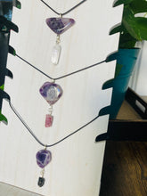 Load image into Gallery viewer, Chevron Amethyst (Dream Amethyst) Necklace