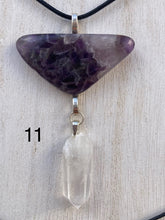 Load image into Gallery viewer, Chevron Amethyst (Dream Amethyst) Necklace