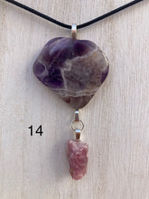 Load image into Gallery viewer, Chevron Amethyst (Dream Amethyst) Necklace