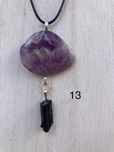 Load image into Gallery viewer, Chevron Amethyst (Dream Amethyst) Necklace