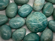 Load image into Gallery viewer, Amazonite Tumbles and Palm Stones - Amethyst Aura Moon
