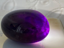 Load image into Gallery viewer, Dark Amethyst Tumbles and Palm Stones - Amethyst Aura Moon
