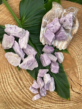 Load image into Gallery viewer, Raw Kunzite - Amethyst Aura Moon
