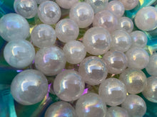 Load image into Gallery viewer, Rose Aura Mini Spheres - Amethyst Aura Moon
