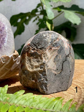 Load image into Gallery viewer, Amethyst/Quartz Geode Clusters - Amethyst Aura Moon
